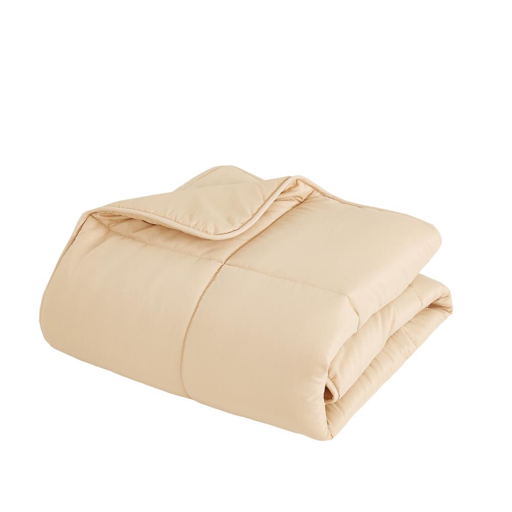 Sausalito Nights Bedding All Season Khaki Solid Twin Comforter