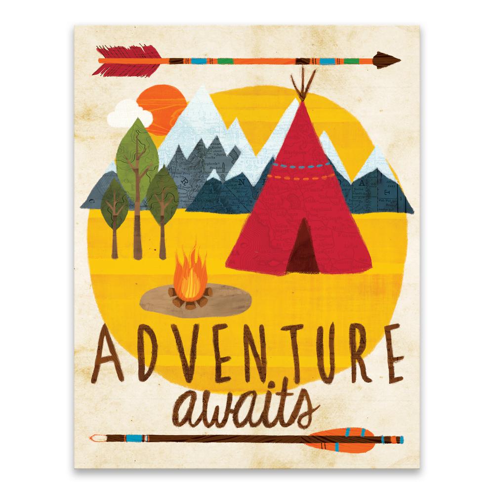 Artissimo Designs "Adventure Awaits" by Lot26 Studio Printed Canvas