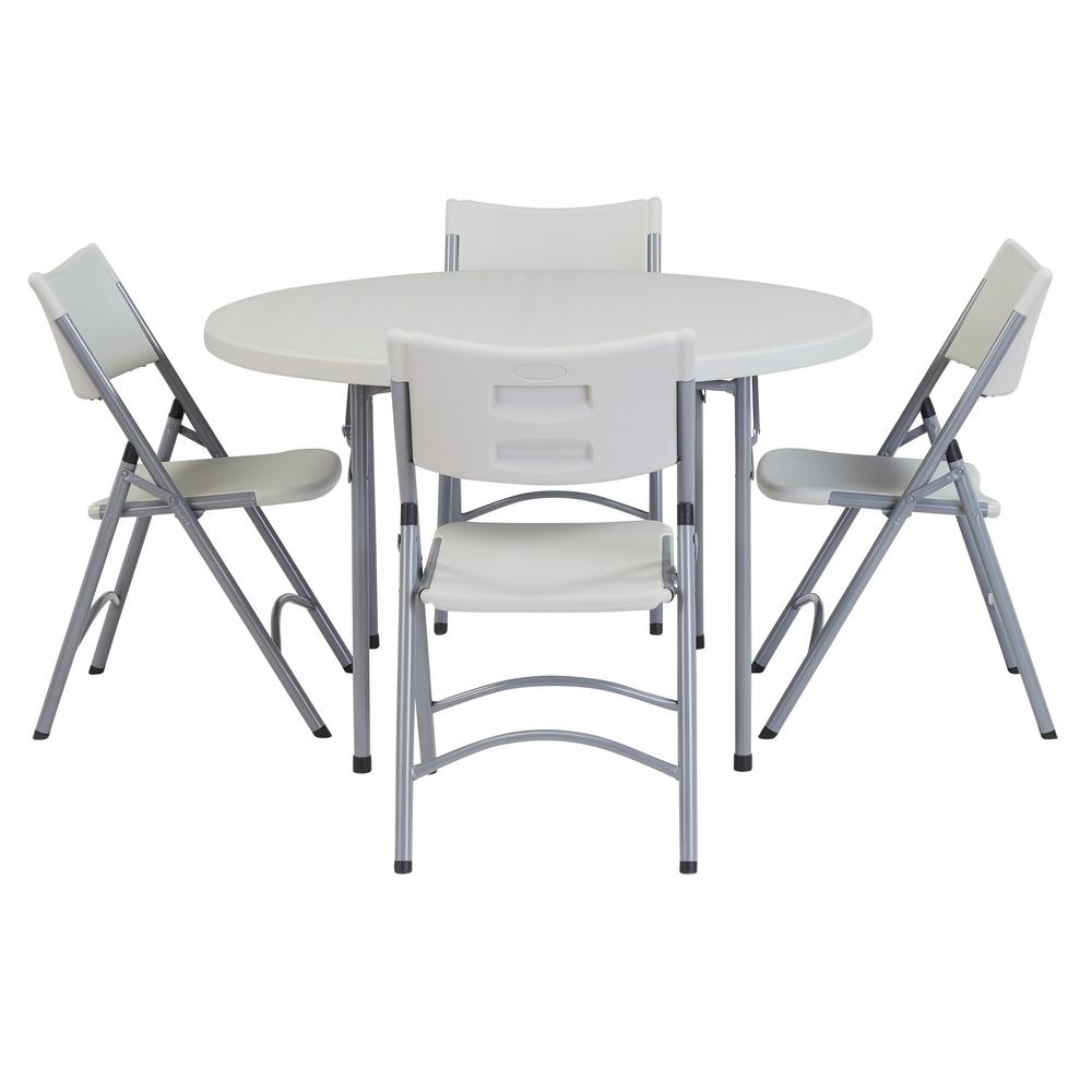 card table and chairs in store