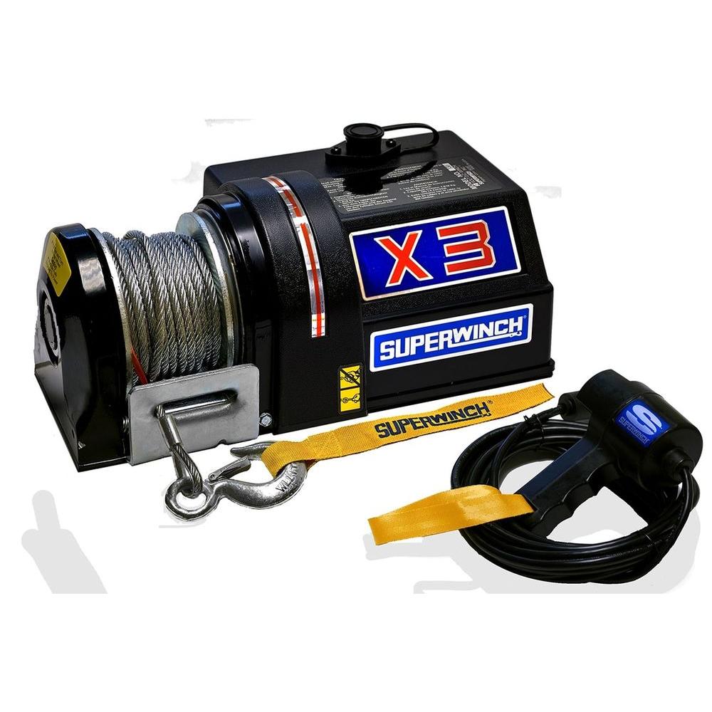 Superwinch X3 Series 4,000 lb. 24Volt DC Utility Winch with Hawse