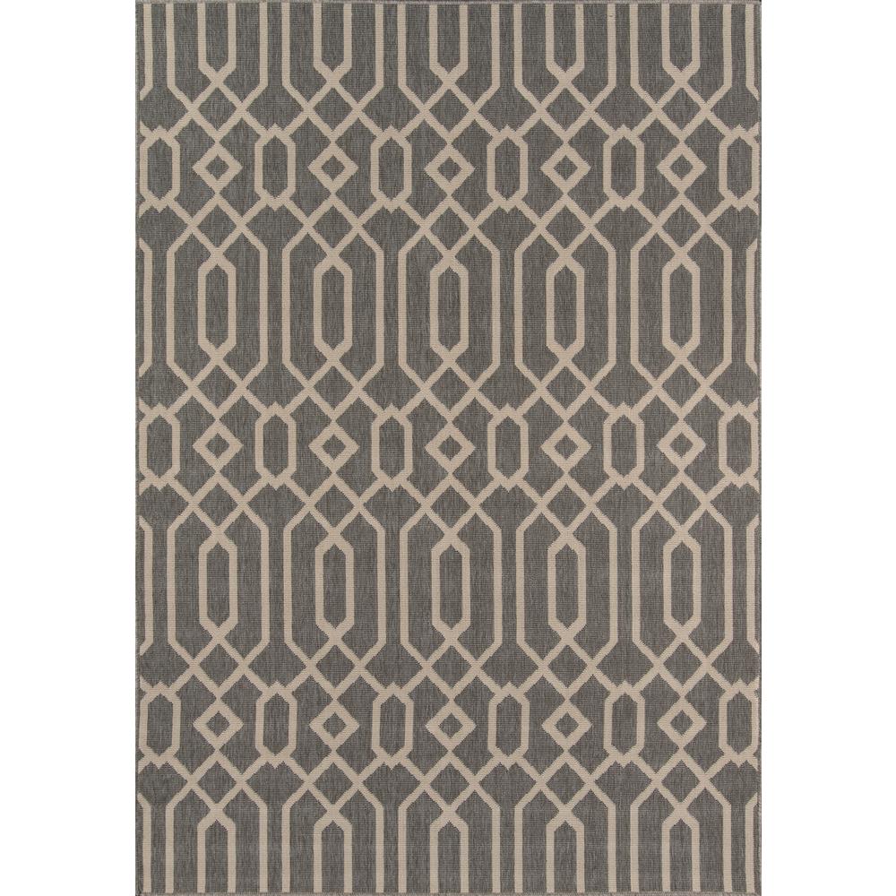 nuLOOM Shenika Grey 8 ft. 6 in. x 12 ft. 2 in. Indoor/Outdoor Area Rug