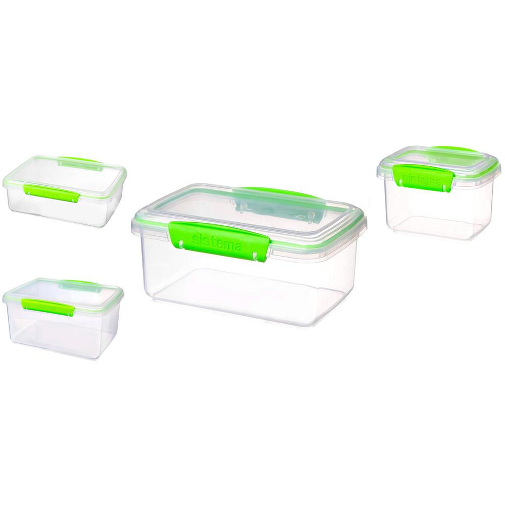 Rubbermaid Sistema Klip It Accents Collection 28 Piece Green Food