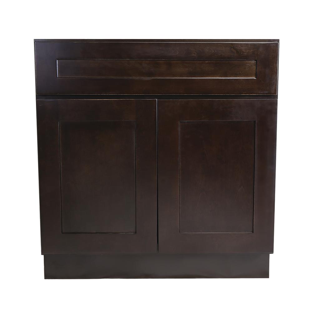 Brookings Fully Assembled 30x34 5x24 In Kitchen Sink Base Cabinet Espresso Brookings Fully Assembled 30x34 5x24 In Kitchen Sink Base Cabinet Espresso