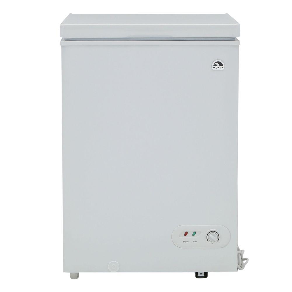 IGLOO 3.5 cu. ft. Chest Freezer in WhiteFRF434 The Home Depot