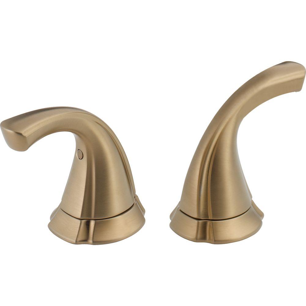 Delta Addison Single Metal Lever Bathroom Handle Kit, Champagne Bronze