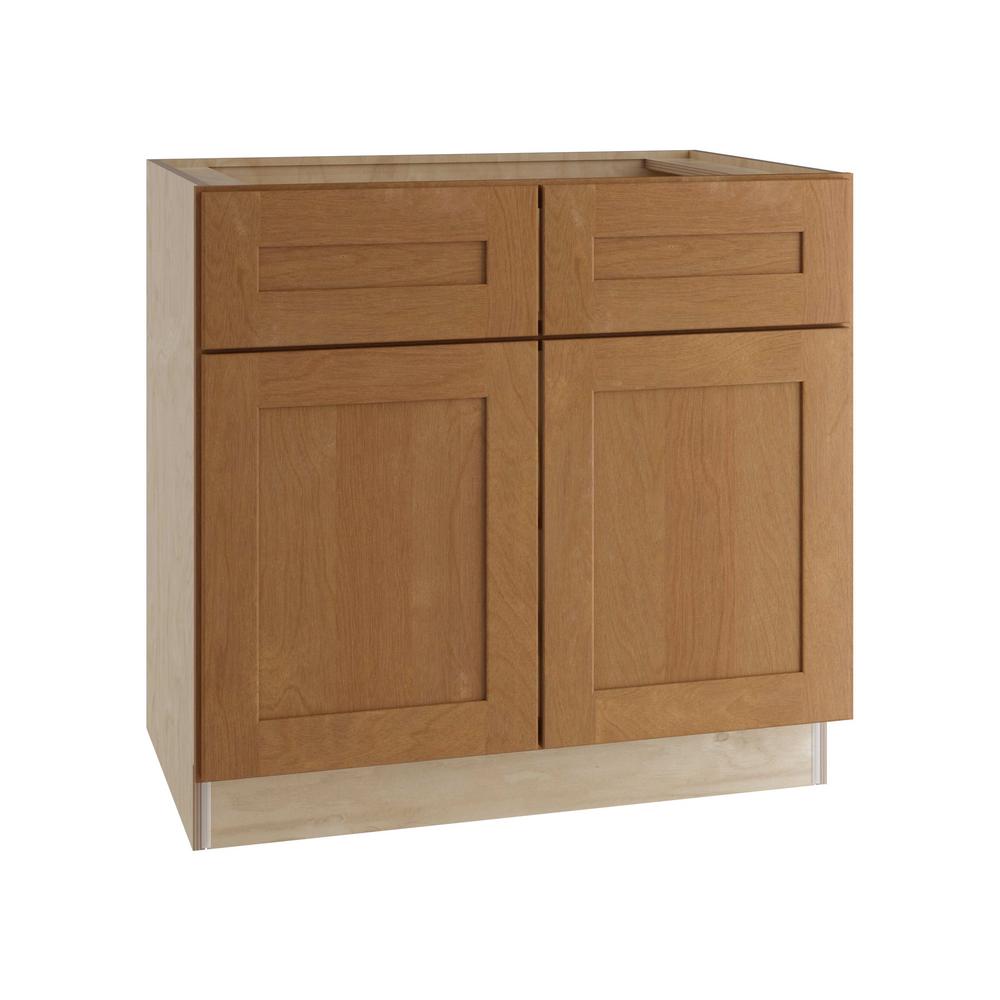 Home Decorators Collection Hargrove Assembled 33x34 5x24 In Sink Base   Cinnamon Home Decorators Collection In Stock Kitchen Cabinets Sb33 Hcn 64 1000 