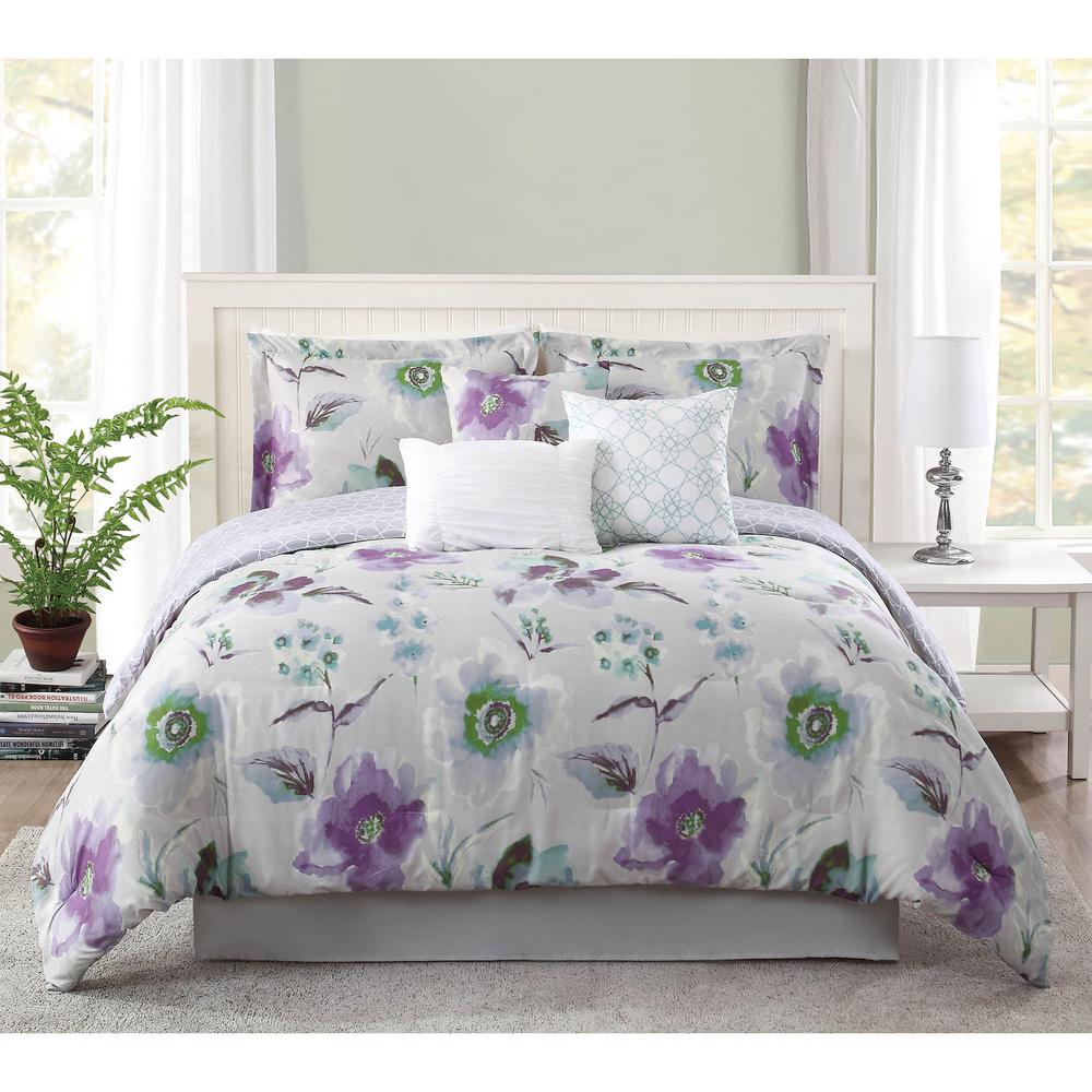 Decorative Pillow 7 Purple Comforters Comforter Sets