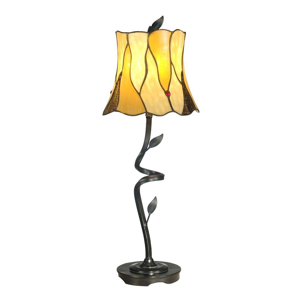 Dale 9 75 In X 25 5 Antique Bronze Twisted Leaf Buffet Antique Bronze Twisted Leaf Buffet Lamp