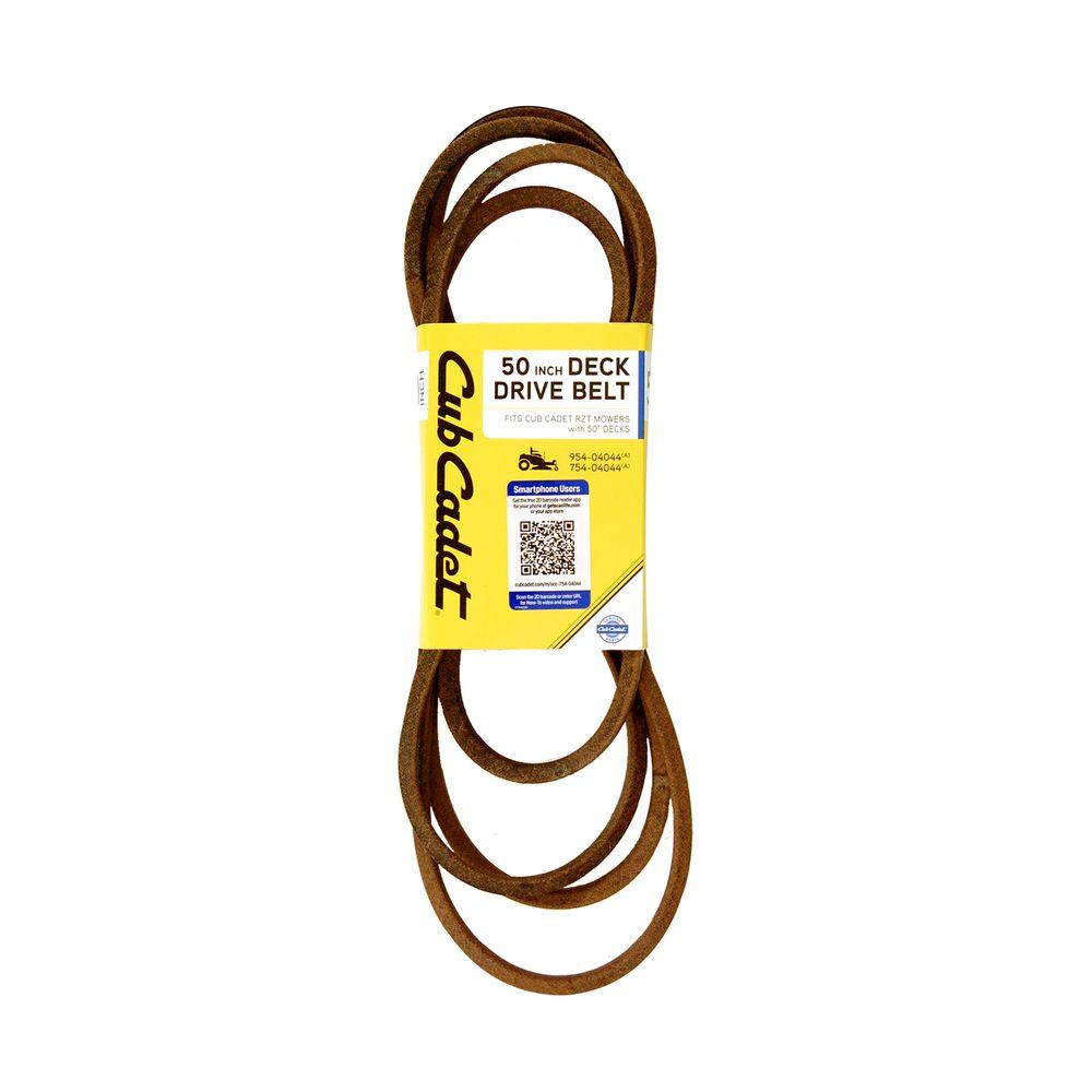 Cub Cadet 50 in. Deck Drive Belt for Select Rzt Mowers-OCC ... cub cadet ltx 1045 mower deck diagram 