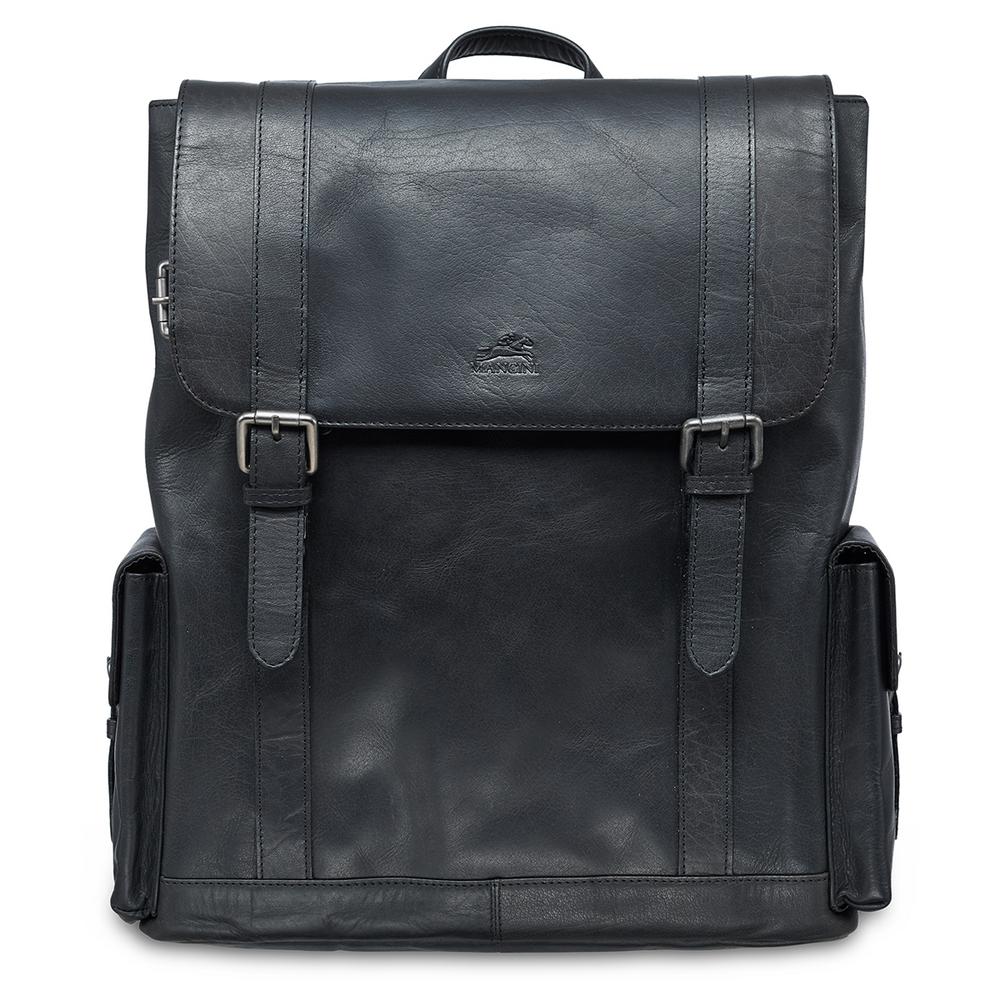 mancini leather backpack