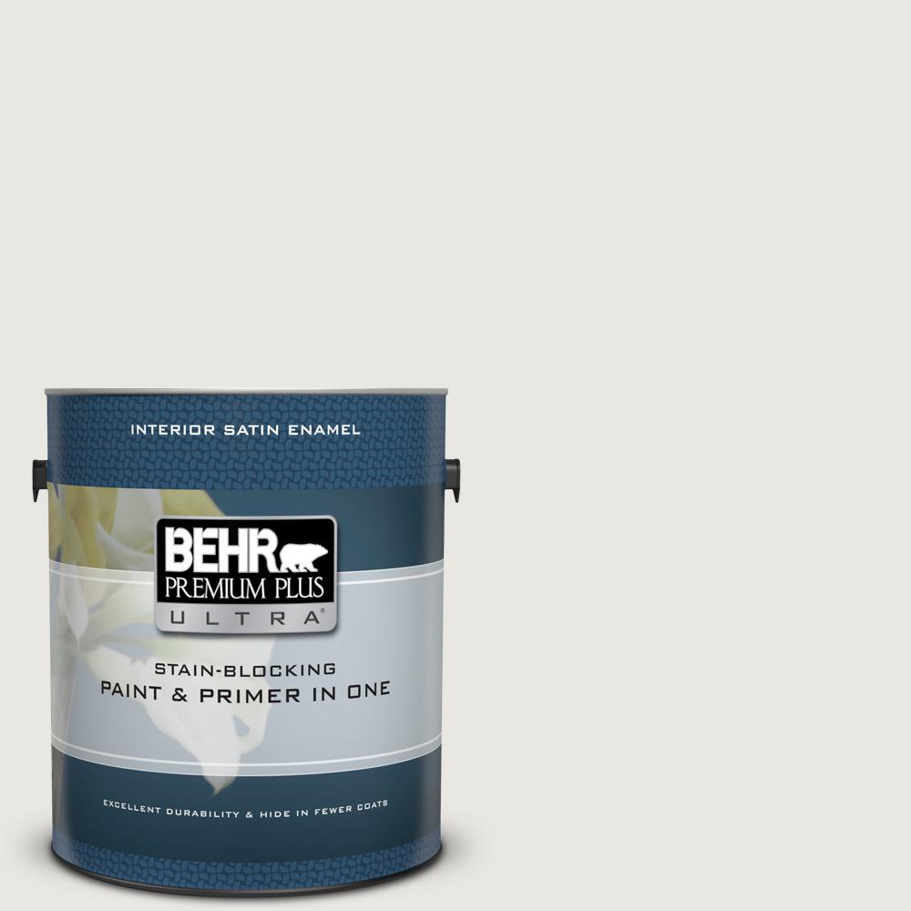 BEHR Premium Plus Ultra 1 gal. BWC30 Diamonds Therapy Satin Enamel