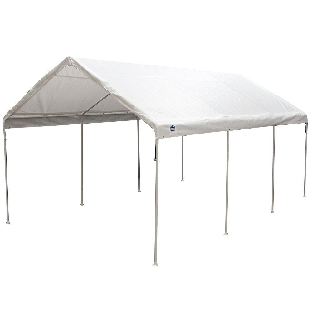 King Canopy 12 ft. W x 20 ft. D Universal Canopy in White-C81220PC ...