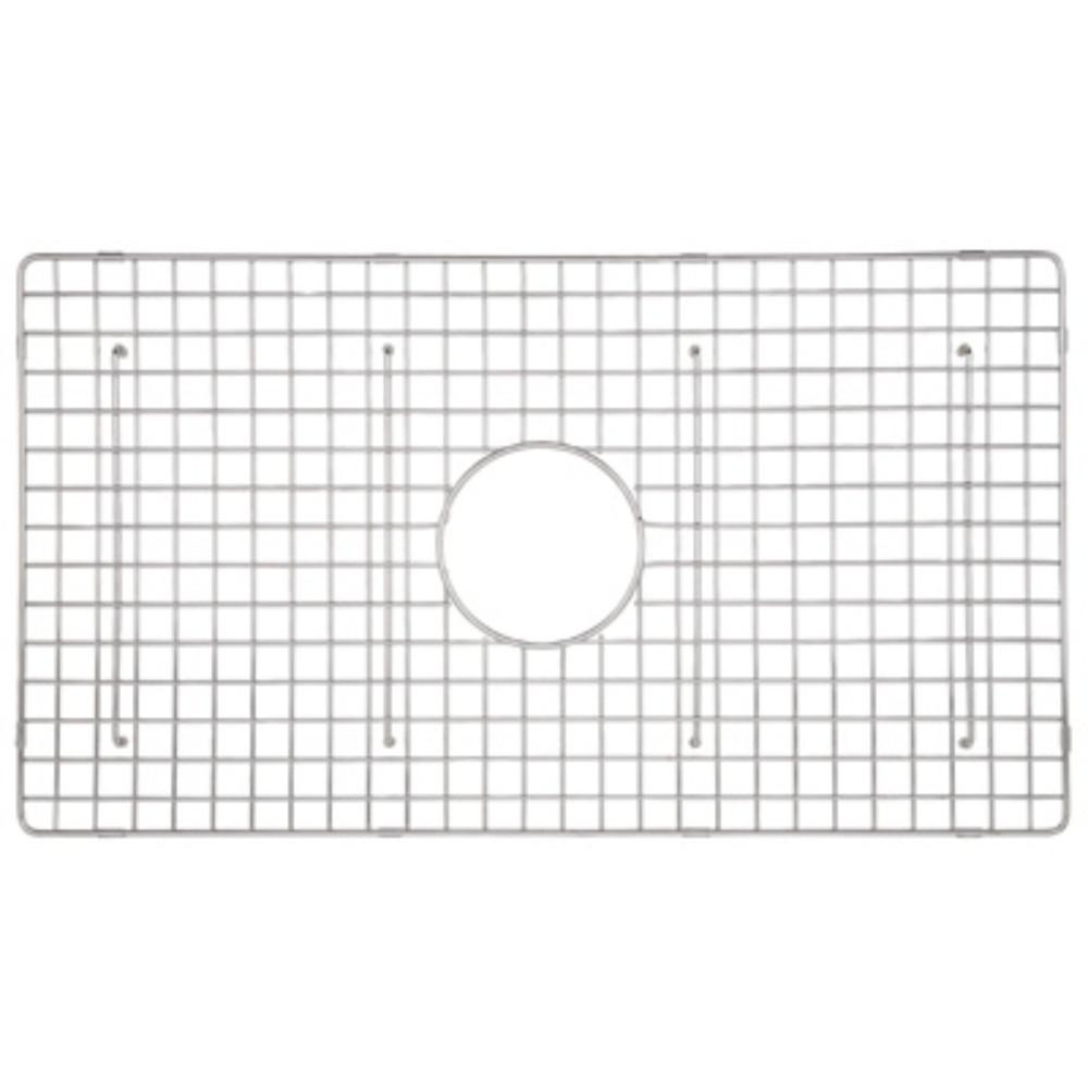 Rohl Allia 26 1 4 In X 15 1 4 In Wire Sink Grid For 6307 Kitchen Sinks Wsg6307wh The Home Depot