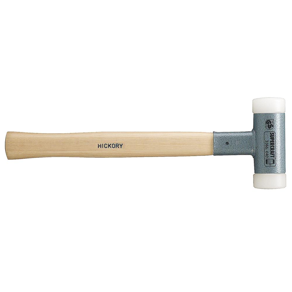 Supercraft 12 oz. DeadBlow Hammer with Hickory Handle and Replaceable