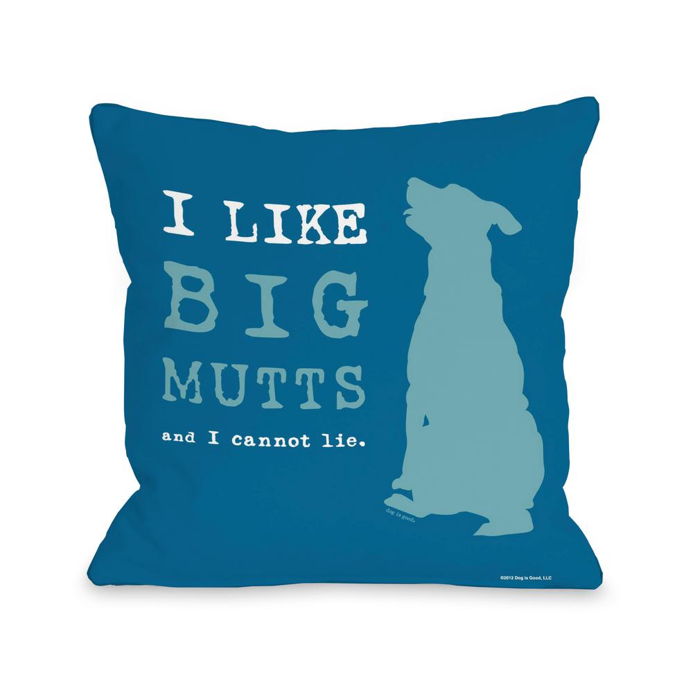 i like big mutts pillow