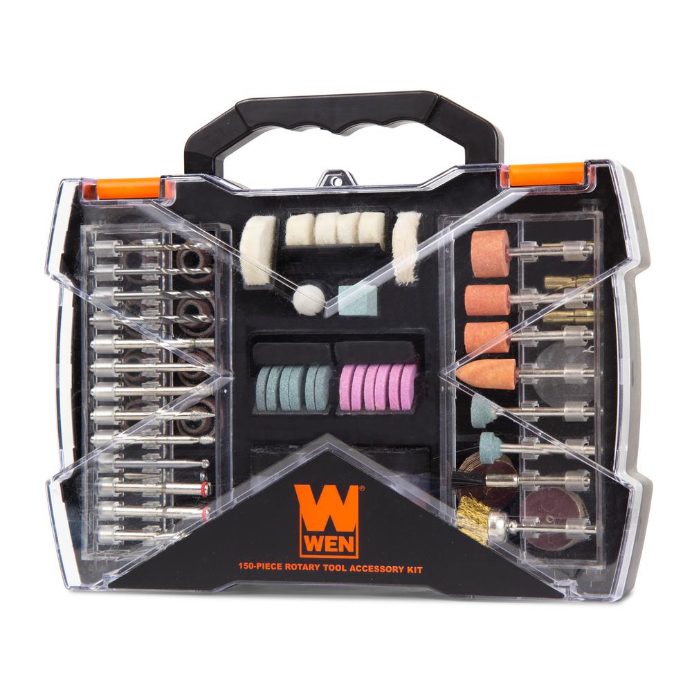 WEN Rotary Tool Accessory Kit with Carrying Case (150Piece)230151A