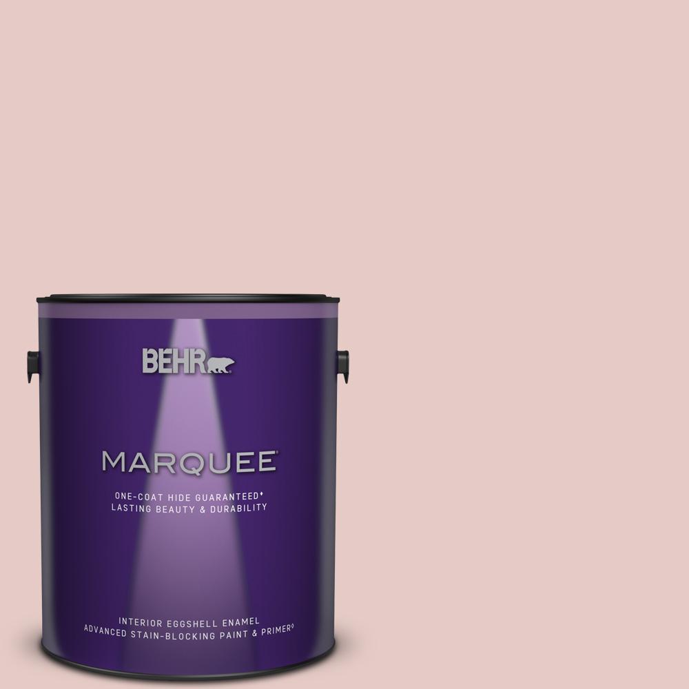 BEHR MARQUEE 1 gal. #170E-2 Blush Beige Eggshell Enamel Interior Paint ...