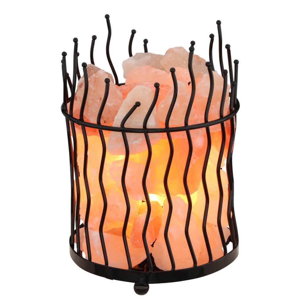 salt table lamp