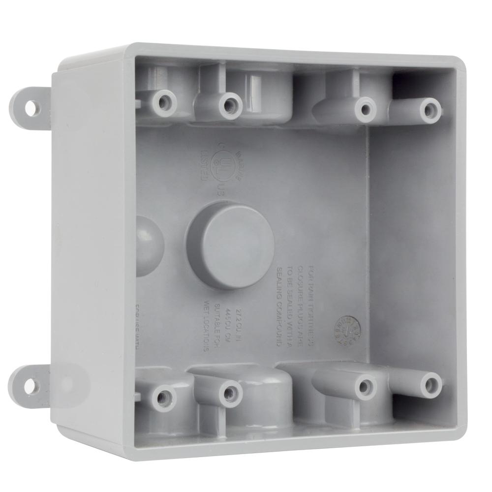 PVC Weatherproof Boxes Electrical Boxes, Conduit & Fittings The