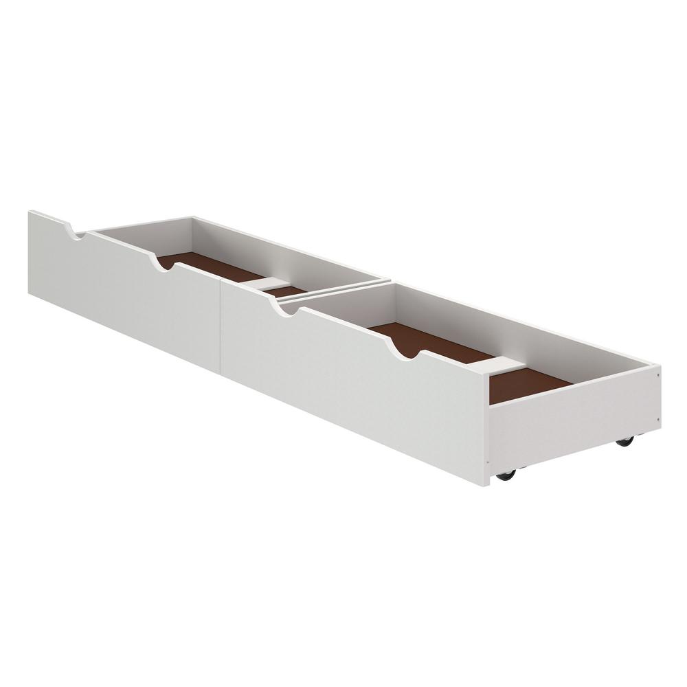 Bolton Furniture Alaterre 37 In W X 9 In H White Under Bed