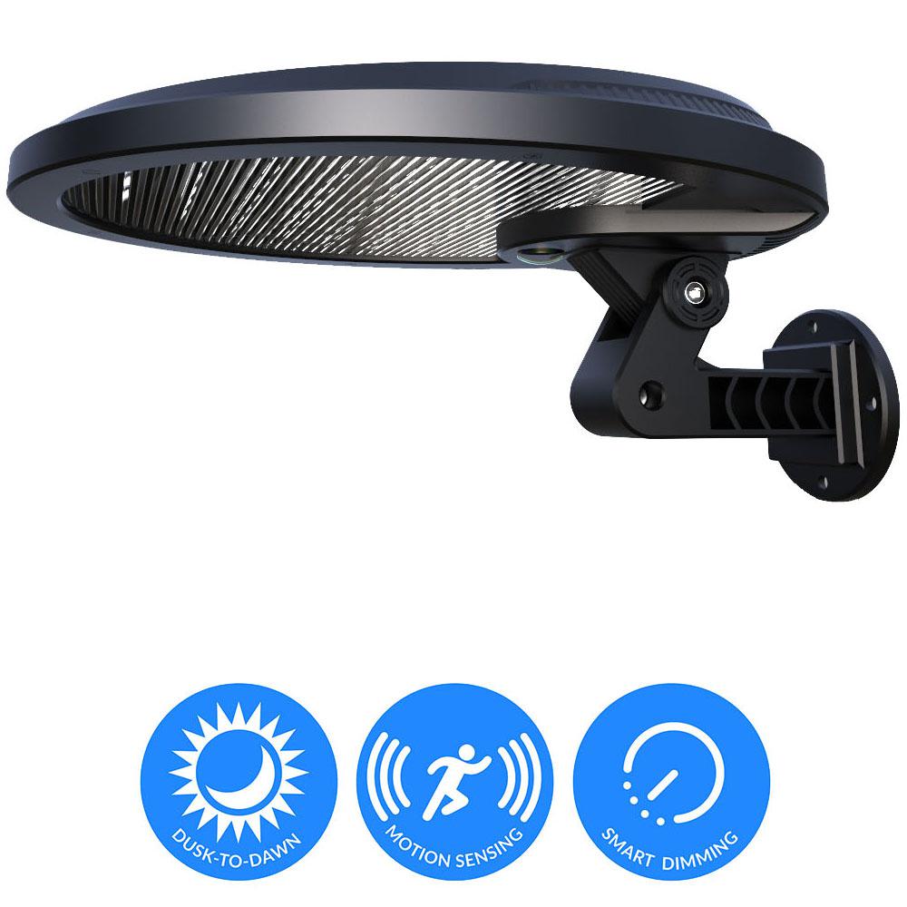 Black Flood And Spot Lights Motion Sensing Outdoor Security Self Contained 160 Black Motion Activated Outdoor Integrated Led Solar Security Flood Light With