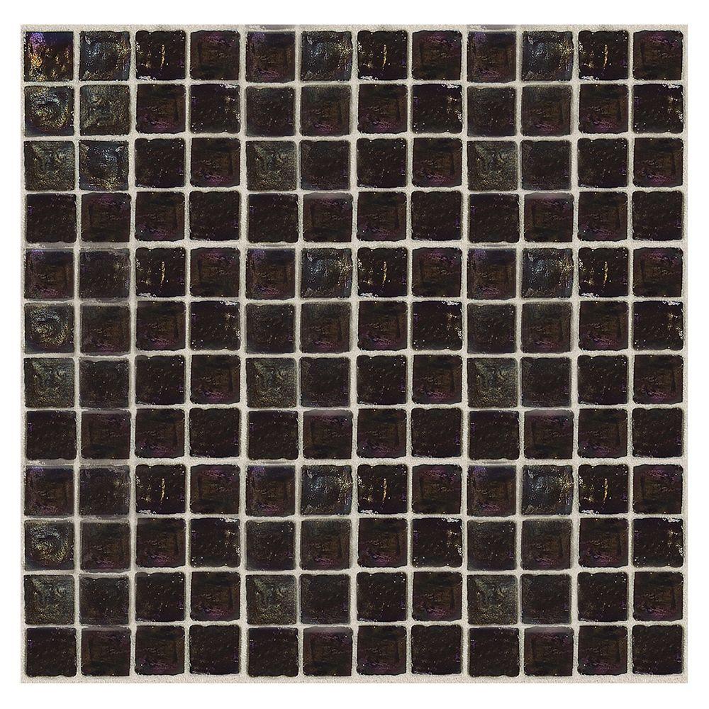 Daltile Egyptian Glass Luxor 12 in. x 12 in. x 6 mm Glass FaceMounted