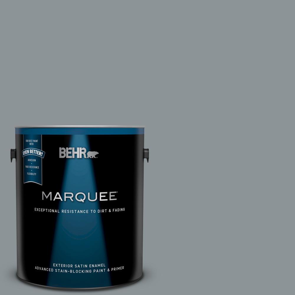 BEHR MARQUEE 1 gal. N4504 Moonquake Satin Enamel BEHR MARQUEE 1 gal. N4504 Moonquake Satin Enamel
