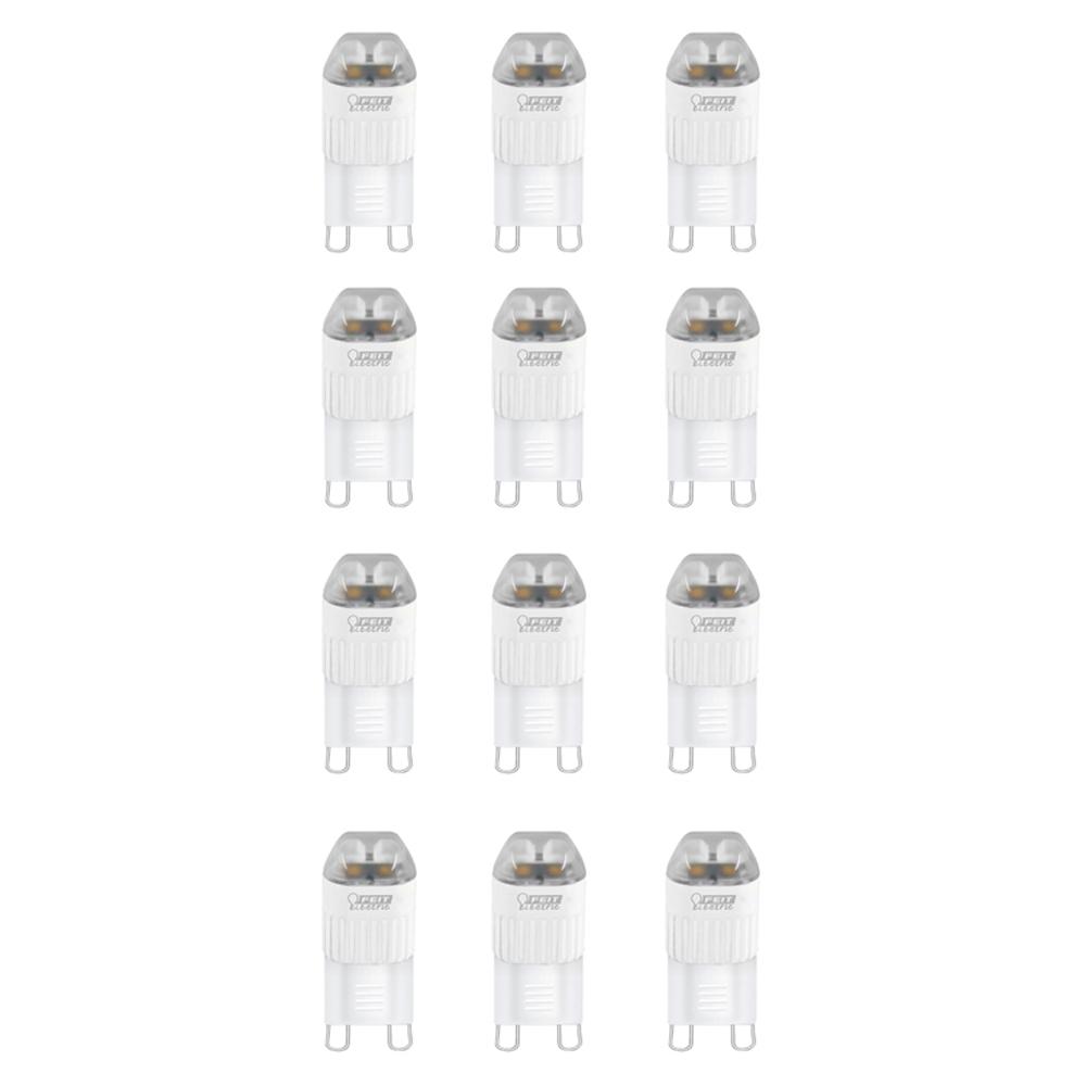 Feit Electric 20w Equivalent Warm White 3000k T5 G9 Bi Pin Led Feit Electric 20w Equivalent Warm White 3000k T5 G9 Bi Pin Led Light Bulb Case Of 12 The Home Depot