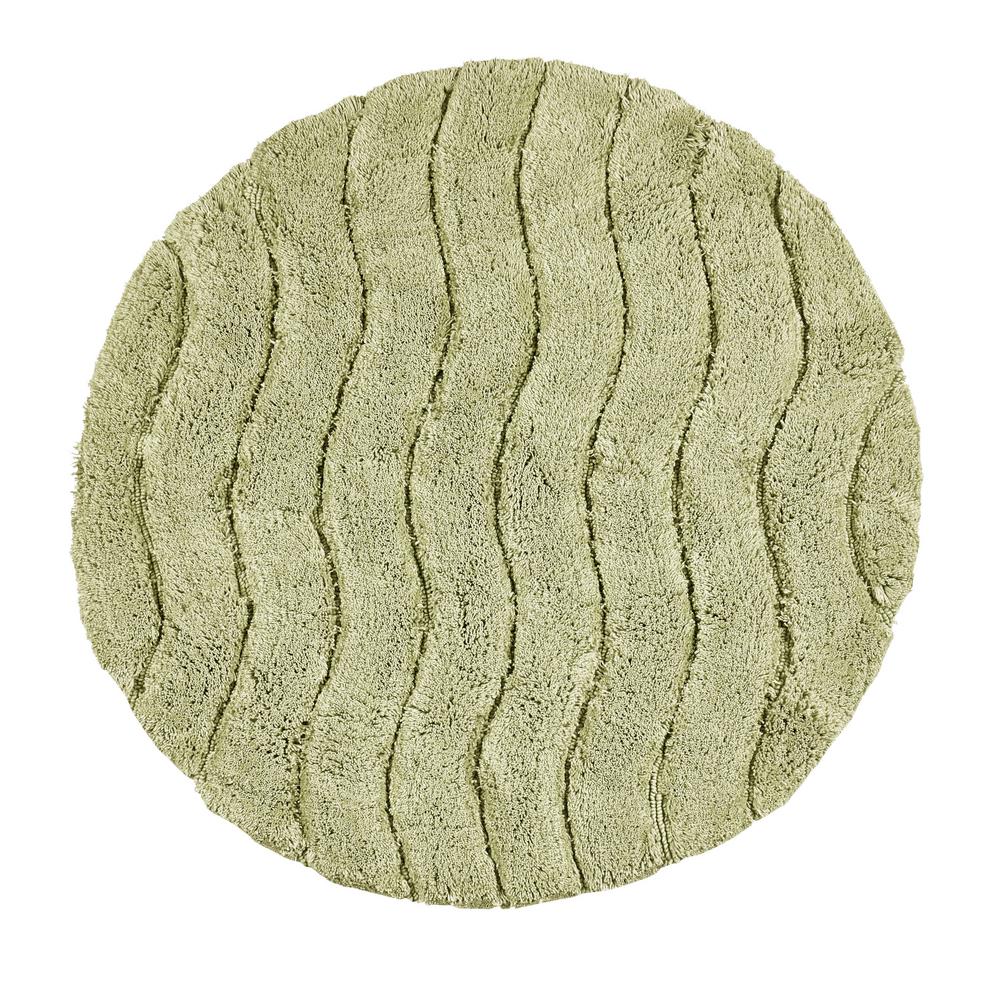 round bathroom mat