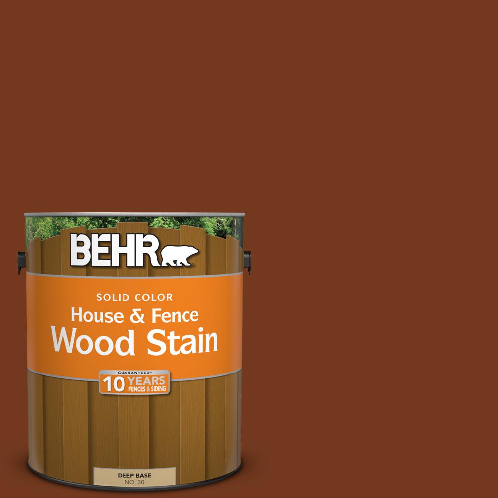 BEHR 1 gal. SC116 Woodbridge Solid Color House and Fence Wood Stain