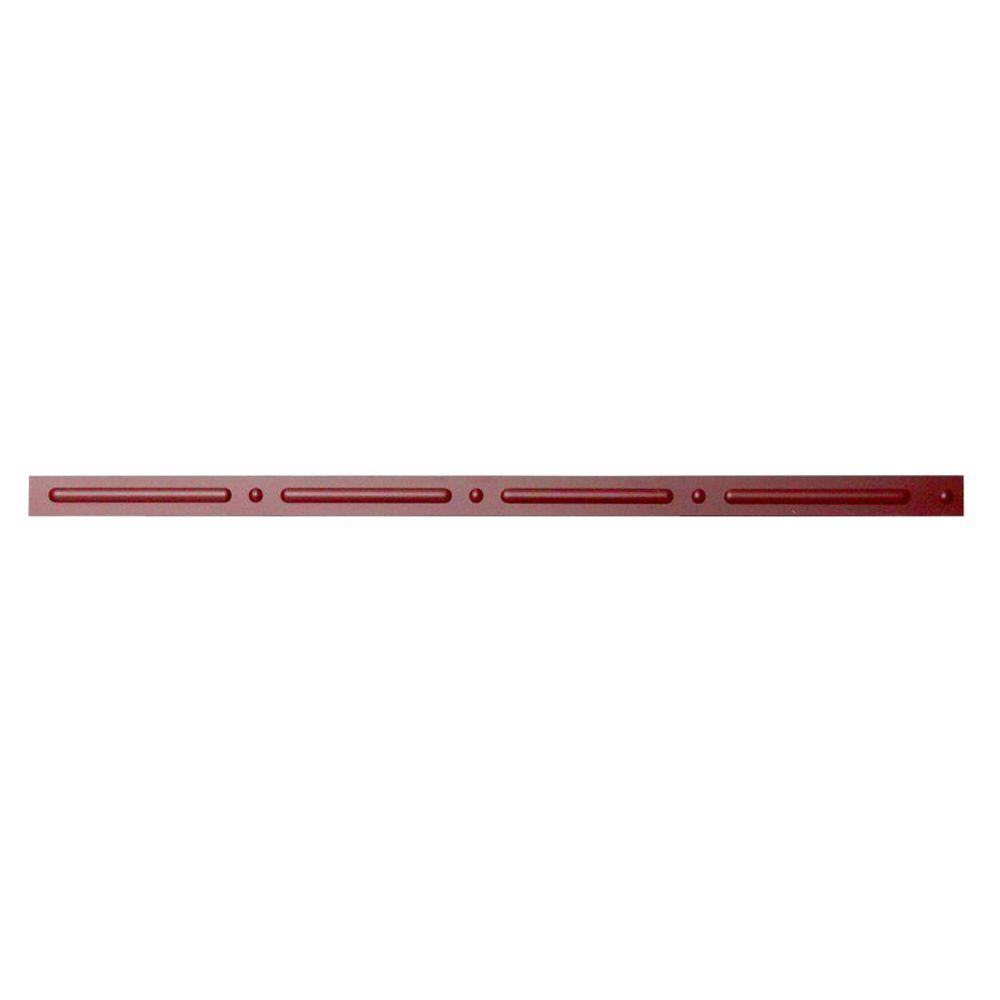 Ceilume 24 In X 1 In Deco Strips Merlot Self Adhesive Decorative