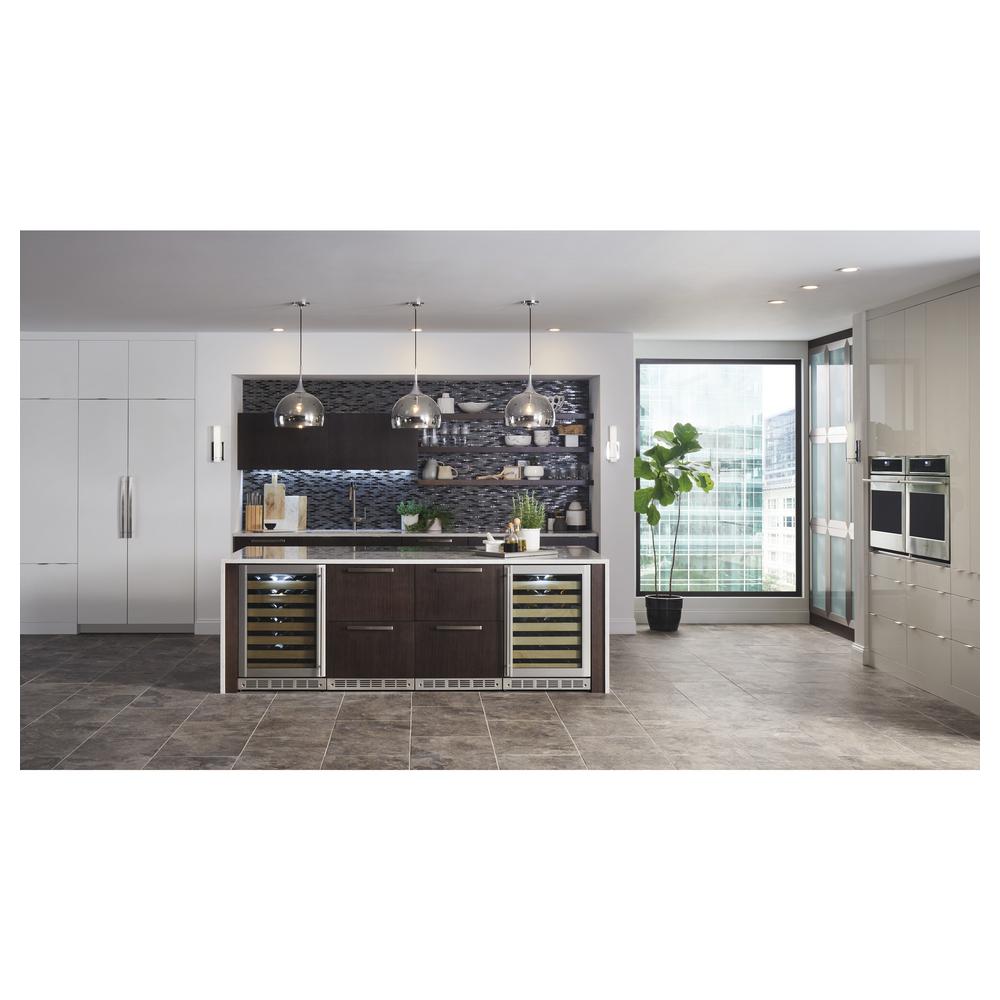 Monogram 57 Bottle Wine Cooler Zdwr240hbs The Home Depot