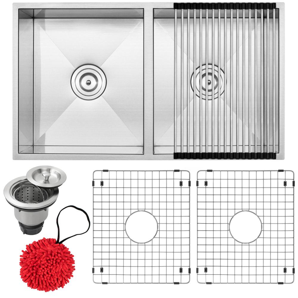 Ticor Pacific Zero Radius Undermount 16 Gauge Stainless Steel 31 25 Ticor Pacific Zero Radius Undermount 16 Gauge Stainless Steel 31 25 In 50