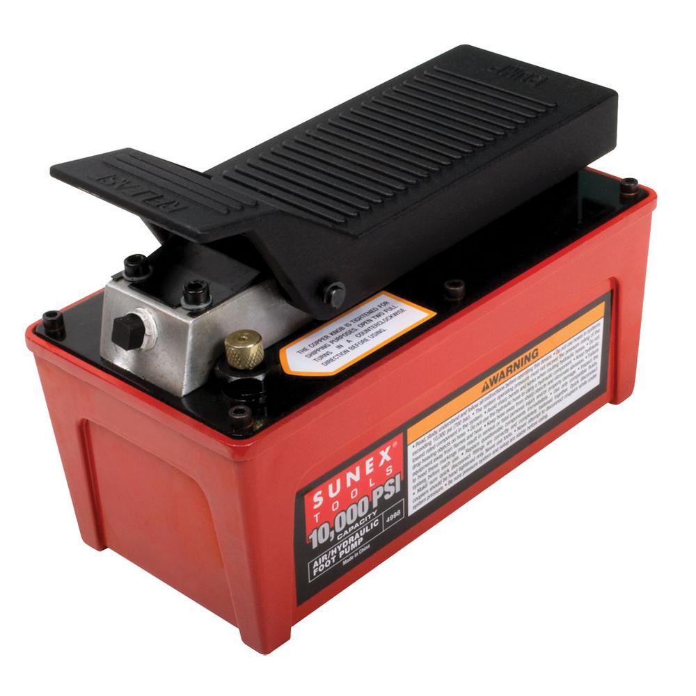 Air Powered Hydraulic Foot Pump 10,000 PSI Hydraulic Foot pedal Power pump