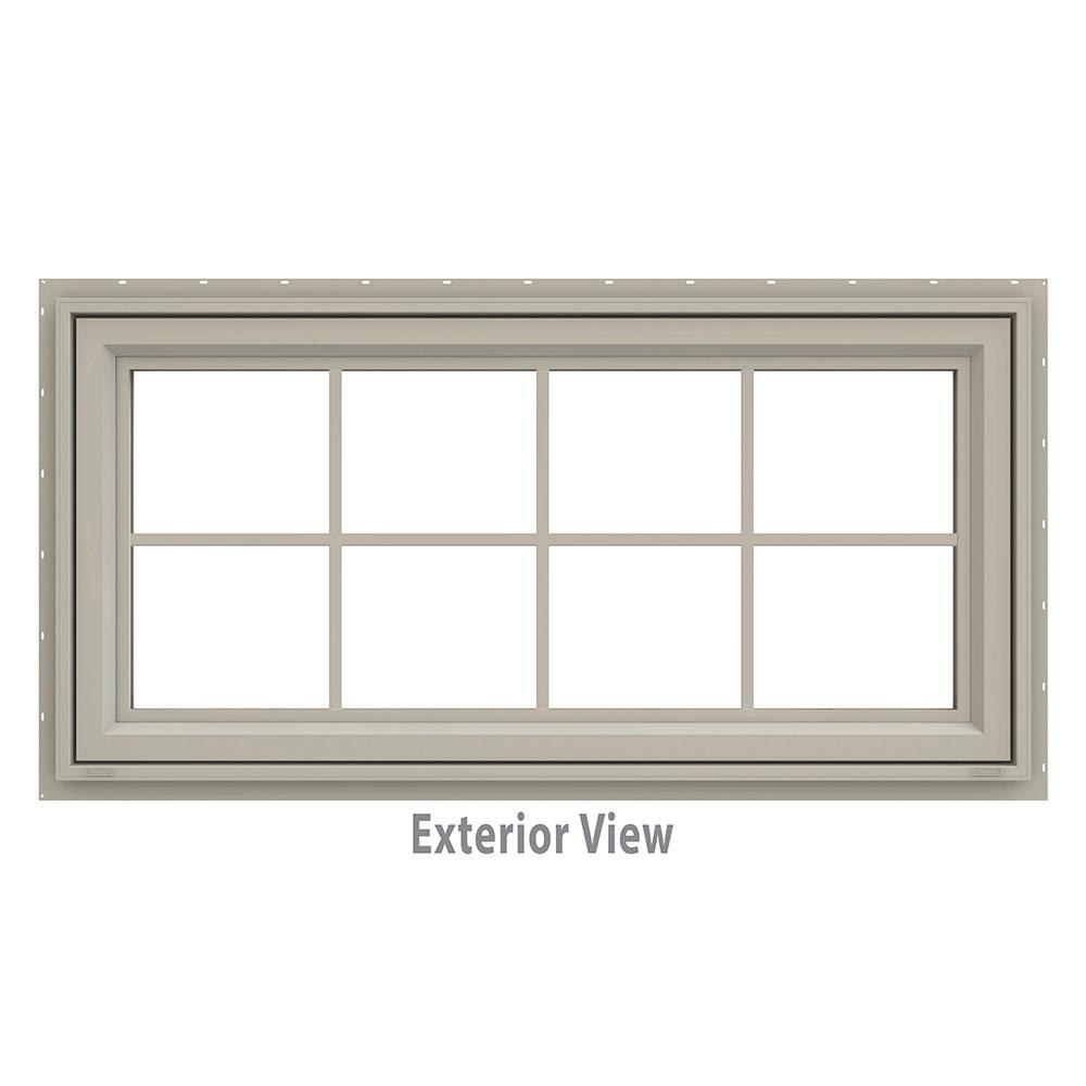 JELD WEN 475 In X 295 In V 4500 Series Desert Sand Painted Vinyl