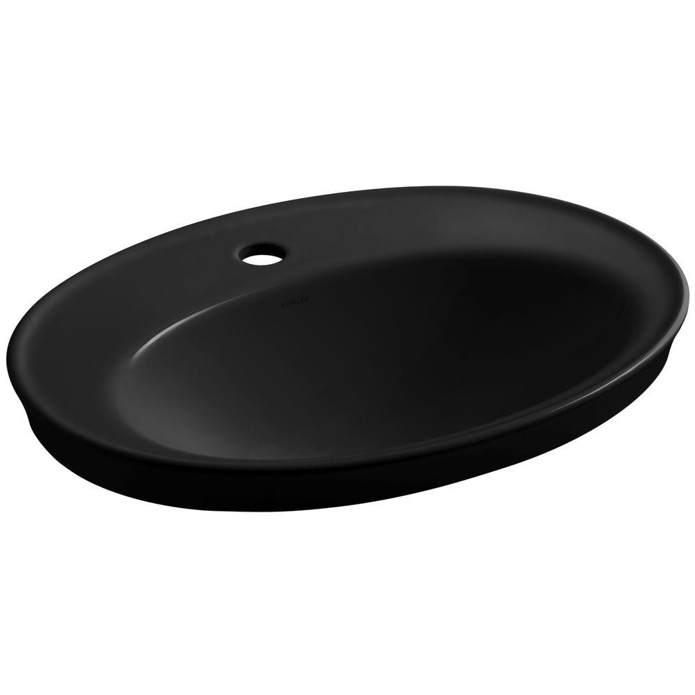 Black - Drop-in Bathroom Sinks - Bathroom Sinks - The Home Depot