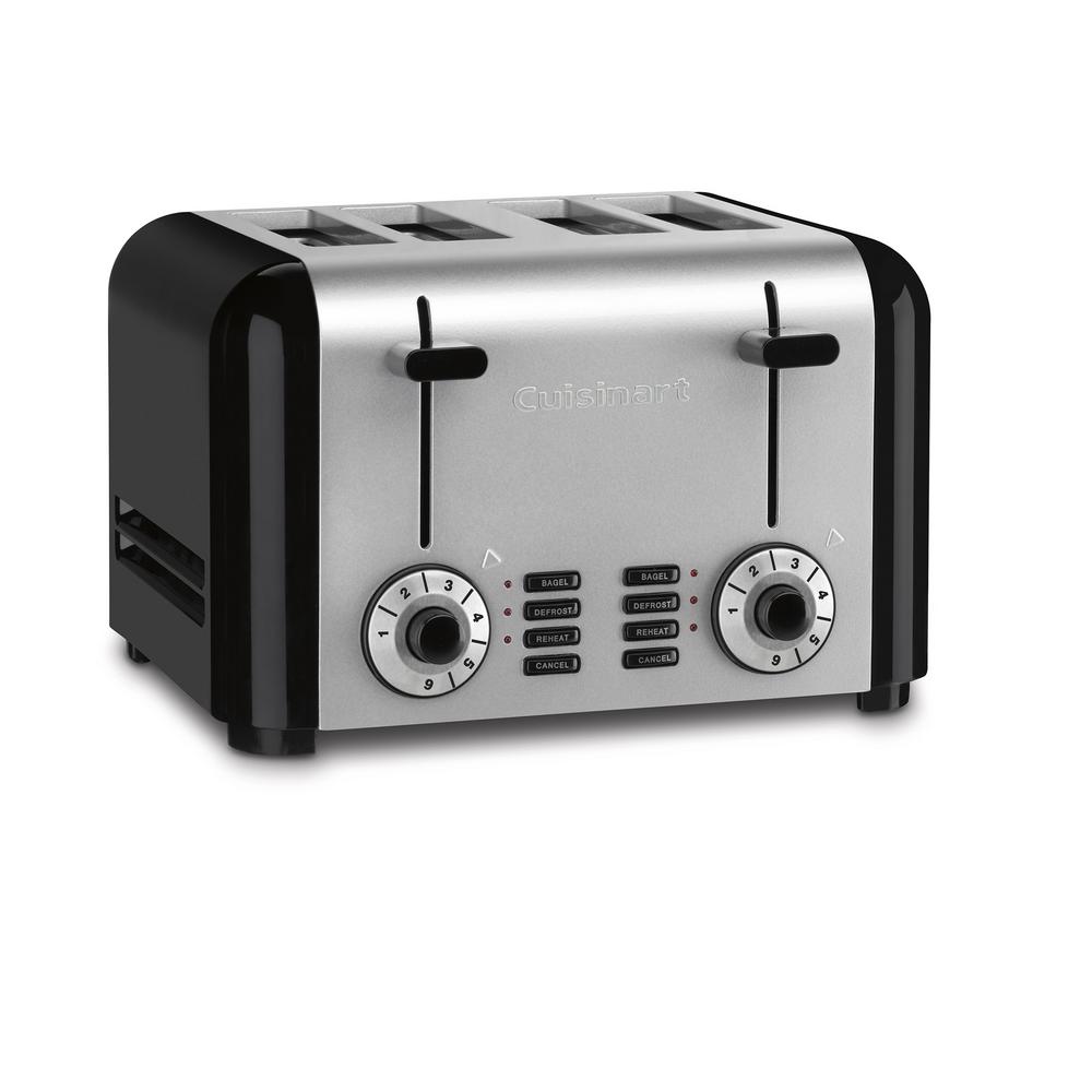 Brushed Stainless 4 Slice Toaste CUISINART CPT-340 Compact