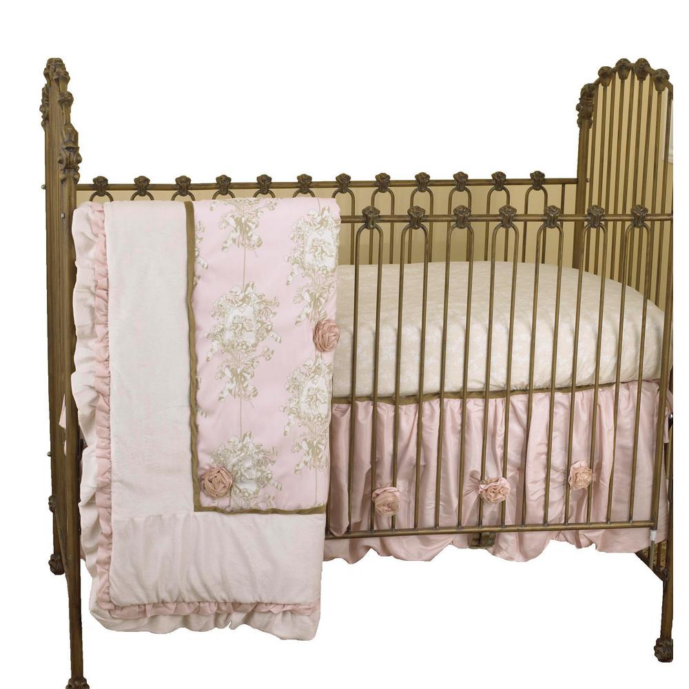 Lollipops And Roses Crib Bedding Bedding Bath The Home Depot