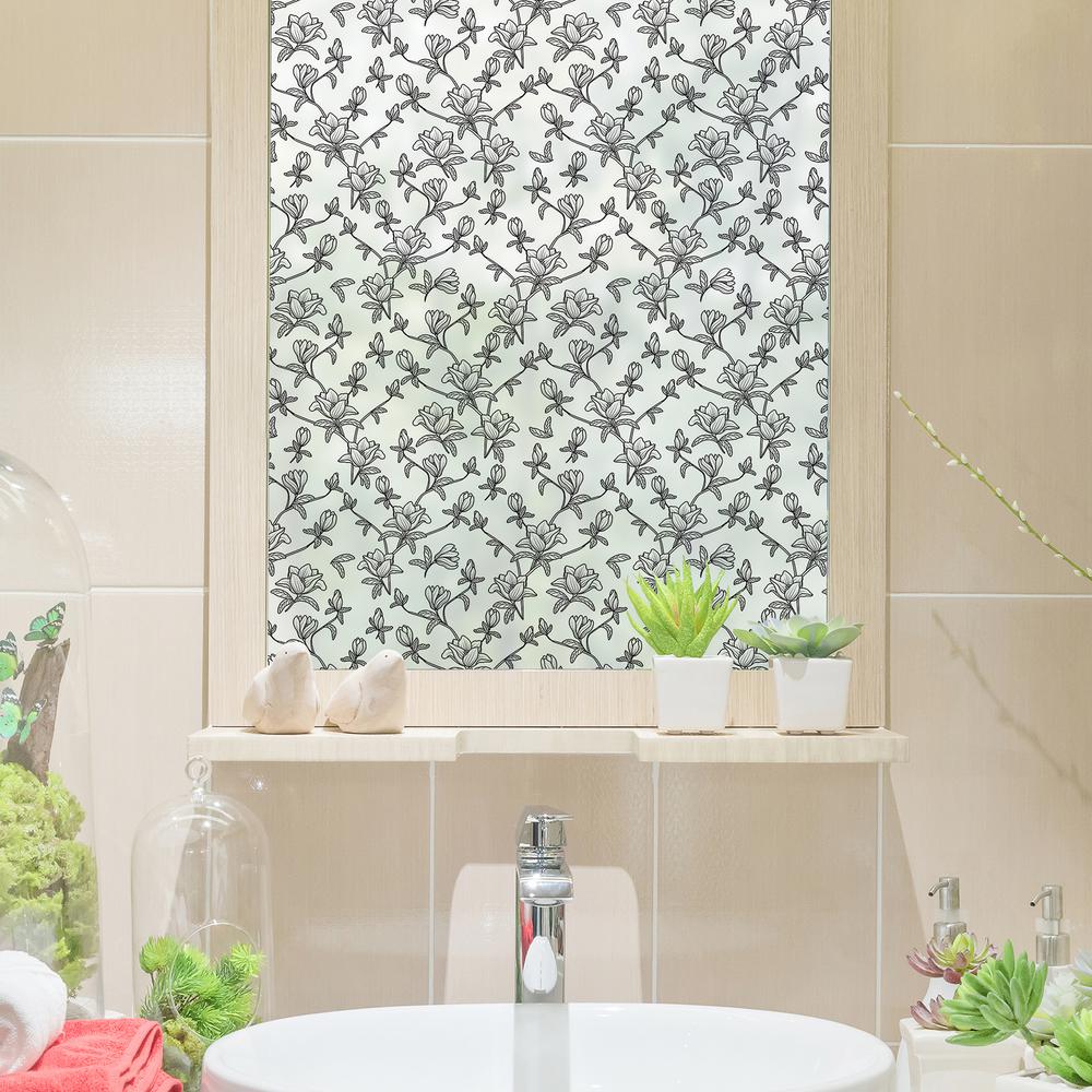 Unbranded 70.86 in. x 17.71 in. Magnolia Premium Window FilmCR68413