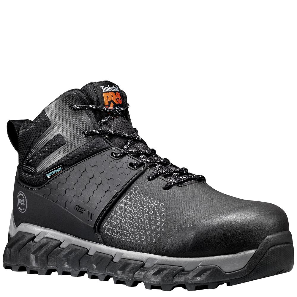 black timberland hiking boots