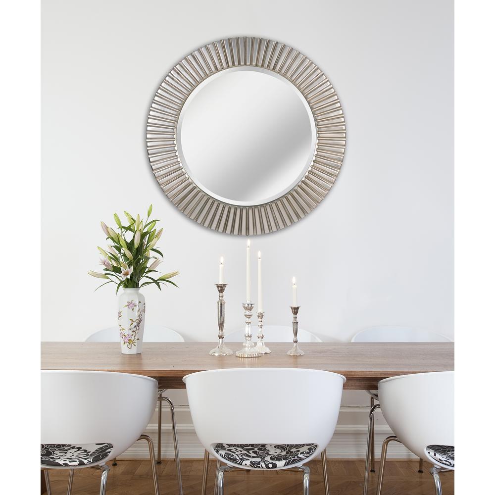 Kenroy Home North Beach 33 X Silver Framed Wall Mirror 60021sil Kenroy Home North Beach 33 X Silver Framed Wall Mirror