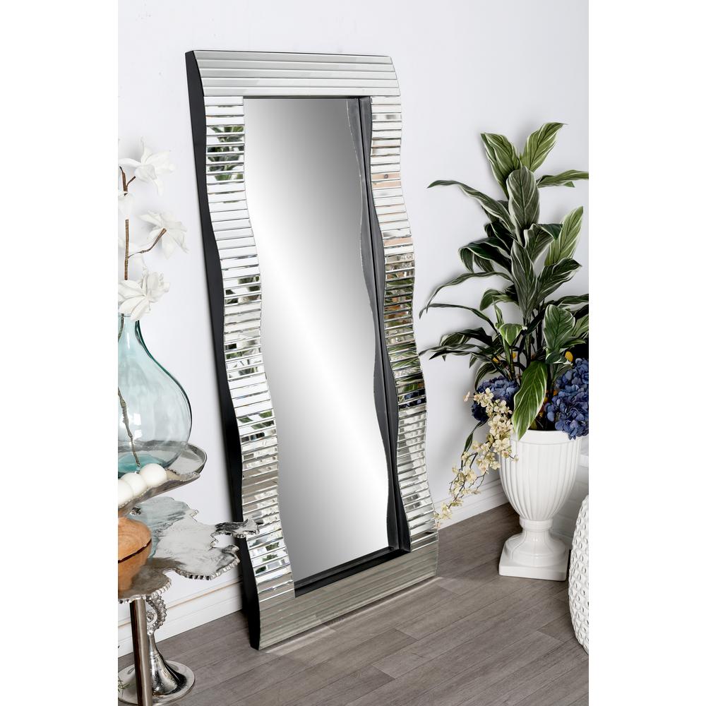 Litton Lane Full Length Rectangular Silver Door Wall Mirror 59329 Litton Lane Full Length Rectangular Silver Door Wall Mirror