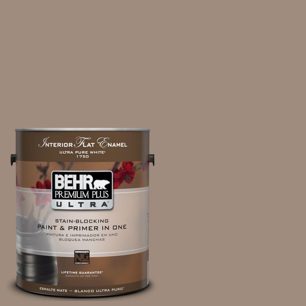 BEHR Premium Plus Ultra 1 Gal UL140 6 Antique Leather Interior Flat   Antique Leather Behr Premium Plus Ultra Paint Colors 175401 64 300 