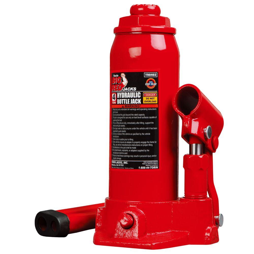 Big Red 4Ton Bottle Jack with Blow CaseT90403S The Home Depot