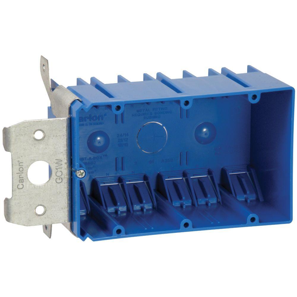 Madison Electric Products MSBMMT3G 3 Gang Multi Mount Device Box with Depth Adjustable Heavy Duty 42lb