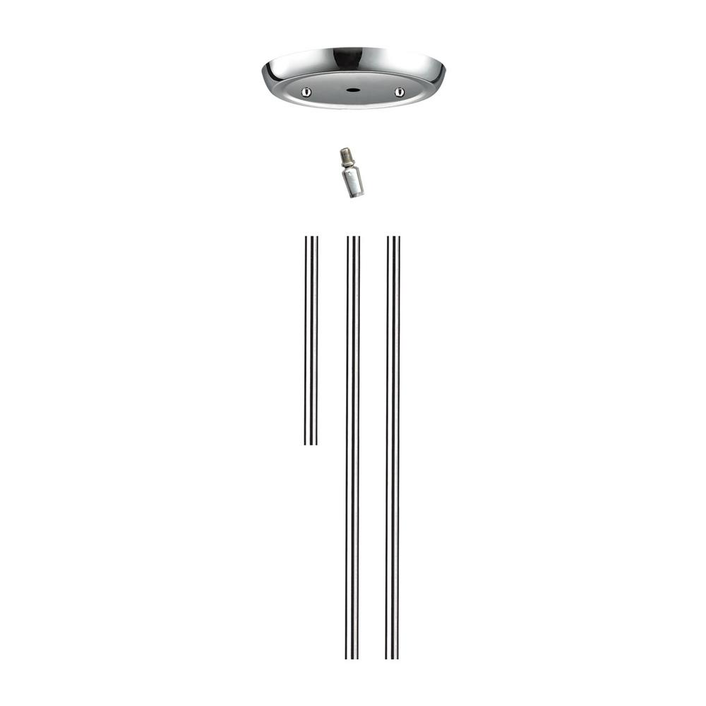 Titan Lighting Illuminaire Accessories Chrome Extension Rod Kit Tn Illuminaire Accessories Chrome Extension Rod Kit