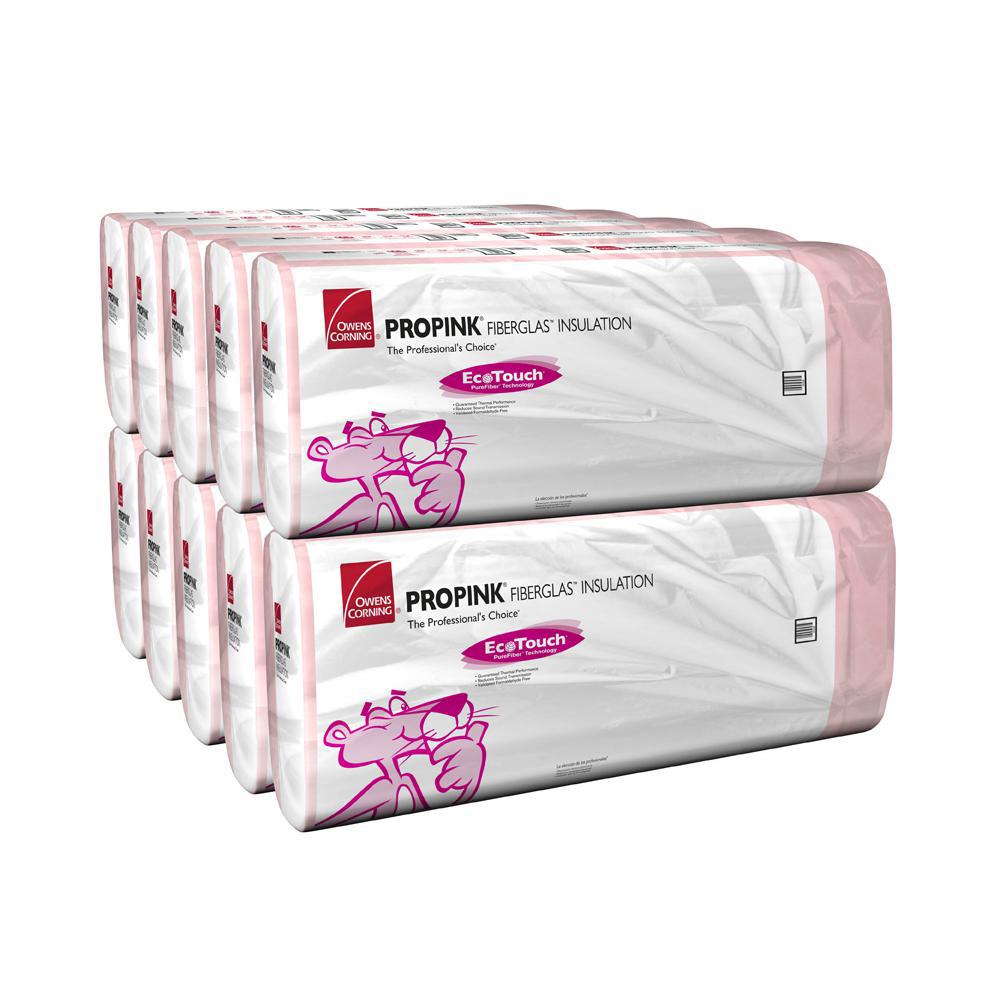 Best Rated Owens Corning The Home Depot R 30 Ecotouch Pink Cathedral Ceiling Kraft Faced Fiberglass Insulation Batt 23 3
