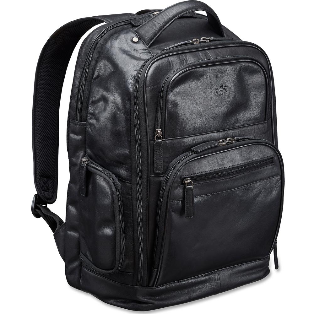 mancini leather backpack