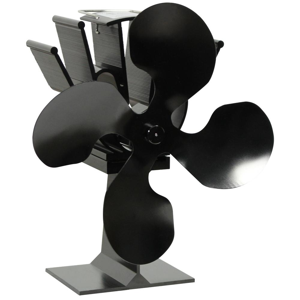 Ashley Hearth Products 4-Blade Anodized Aluminum Thermoelectric Fan by Ashley Hearth Products