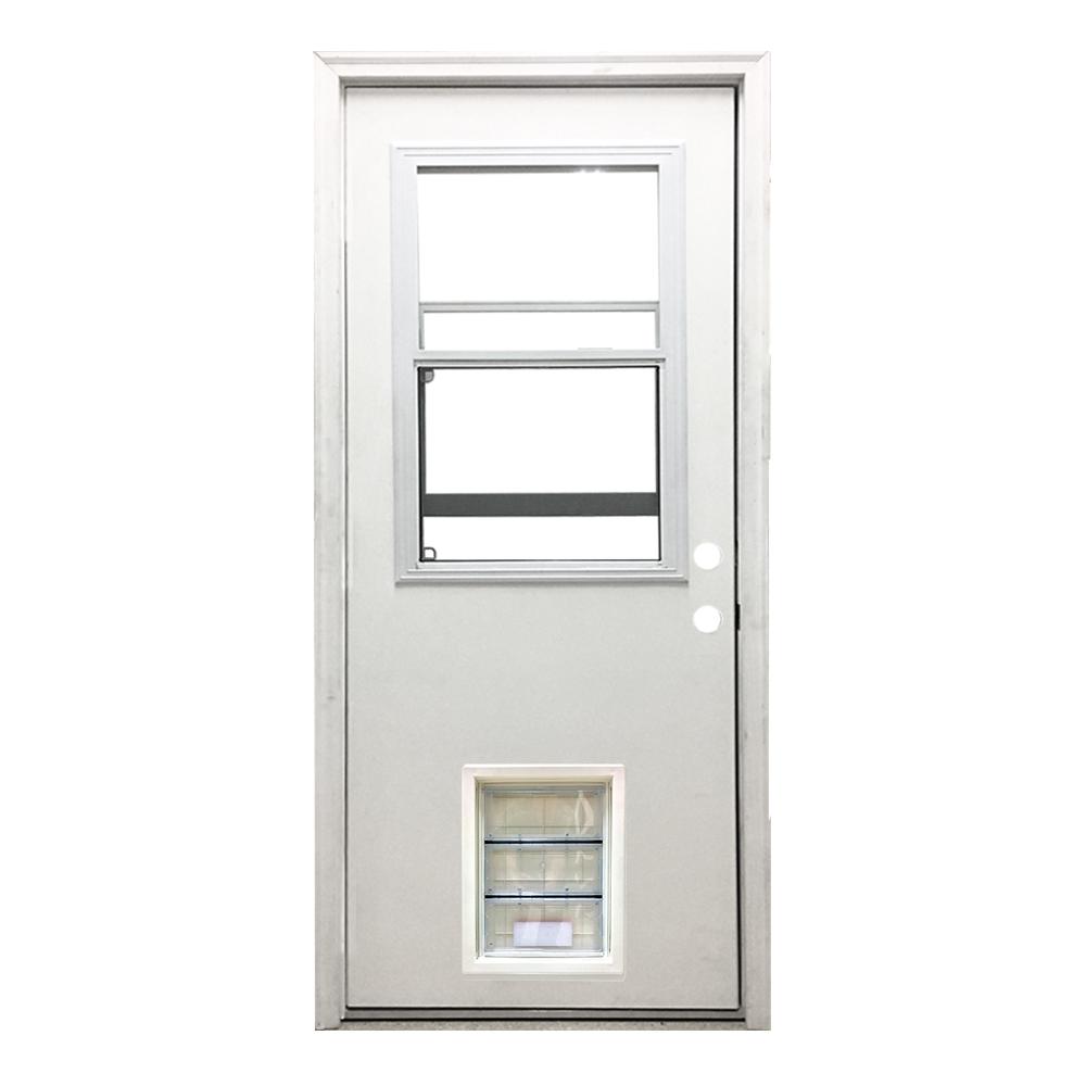 Steves &amp; Sons 36 in. x 80 in. Classic Vented Half Lite